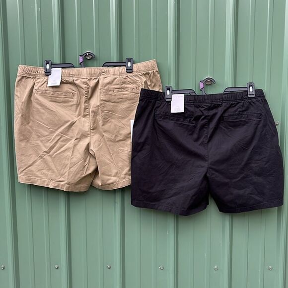 Men's Pull On Shorts, 7" Inseam 2-Pack Size 2XL - Picture 3 of 10